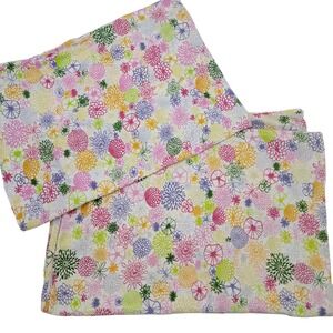 IKEA Renate Flora Floral Duvet Cover and Pillowcase Set Twin Cotton